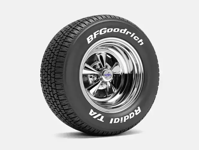 15x10 Cragar SS Wheel BFGoodrich Radial TA Tire