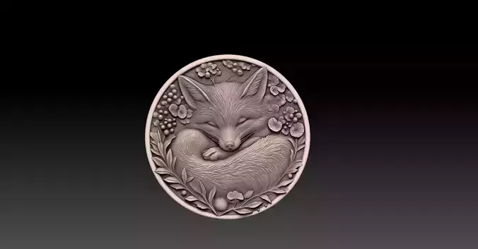 fox pendant Relief