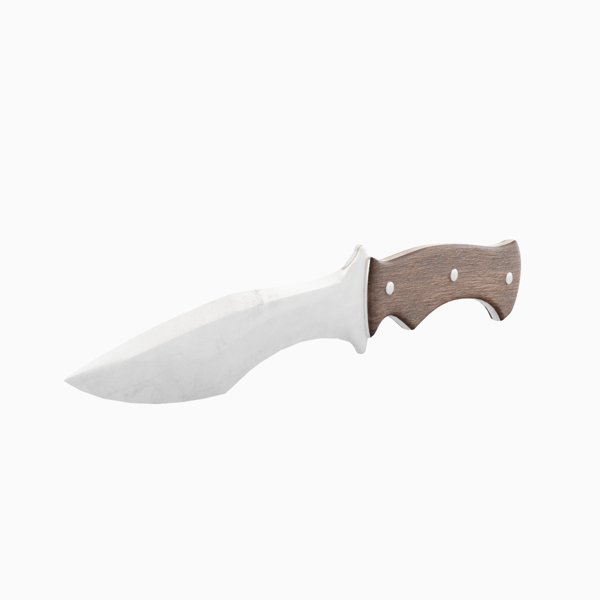 Kitchen Knife Set Low-poly 3D model_14