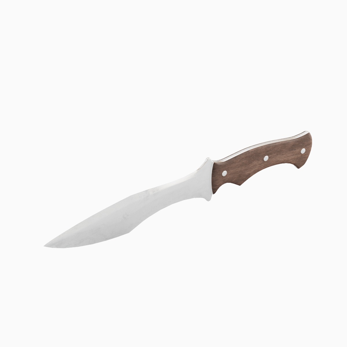 Kitchen Knife Set Low-poly 3D model_17
