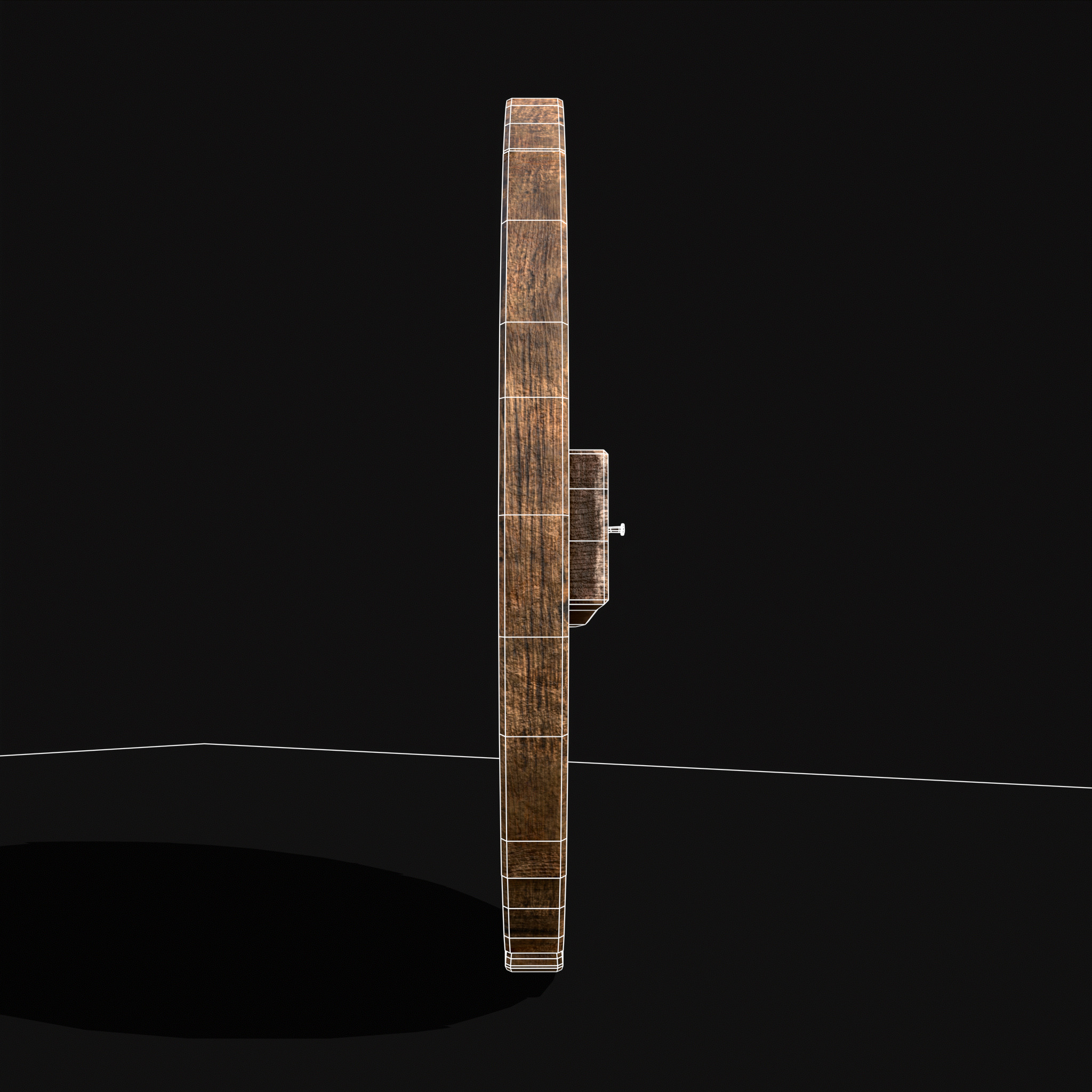 Celtic BW Coat Of Arms Low-poly 3D model_6