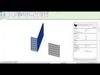 Vertical louvers set Parametric Revit family 3D model_1