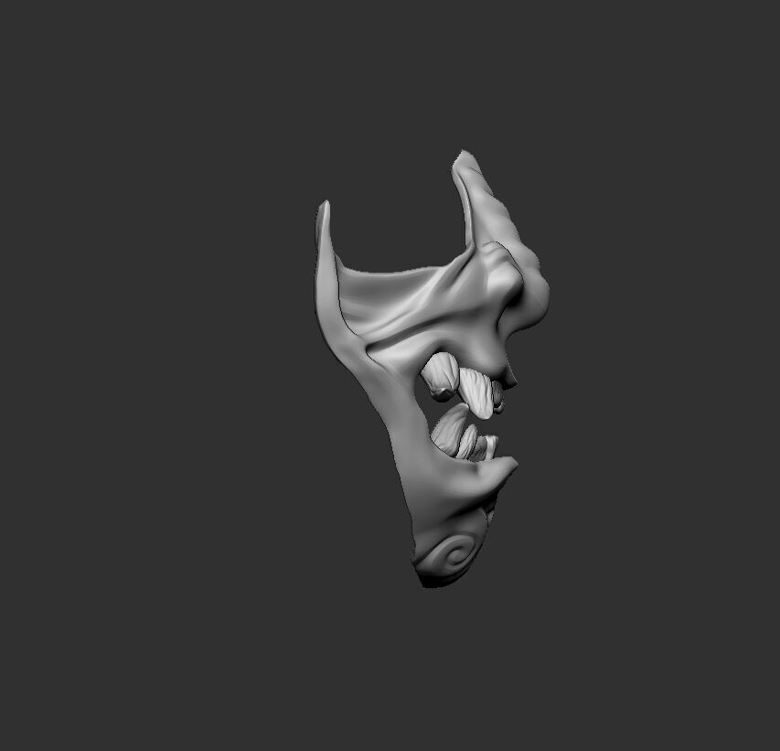 oni mask  3d model for print 3D print model_1