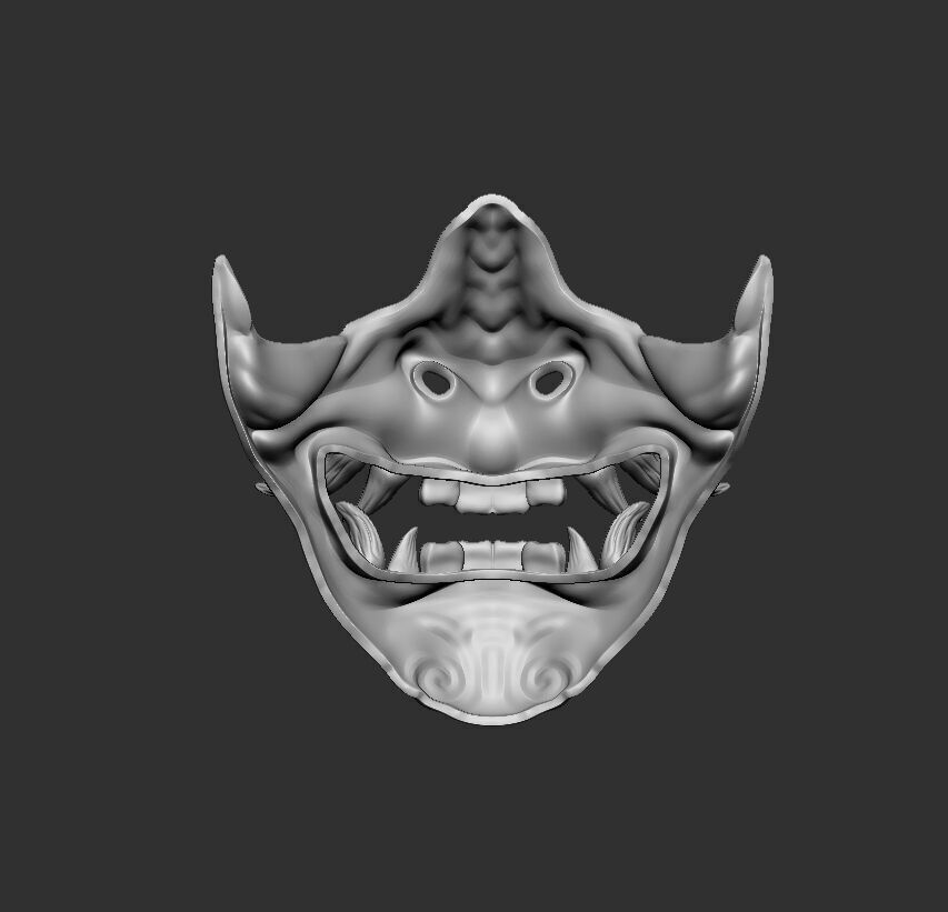 oni mask  3d model for print 3D print model_2