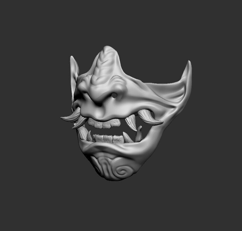 oni mask  3d model for print 3D print model_3