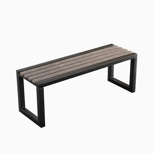 Outdoor Bench V 01 02 Low-poly 3D model