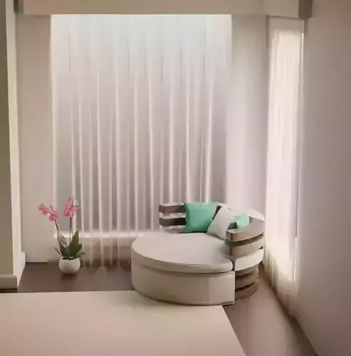 Wood Frame Lounge Chair