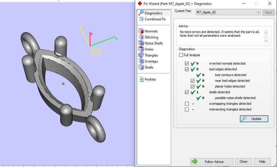 Pendant Apple 3D Model 3D print model_9