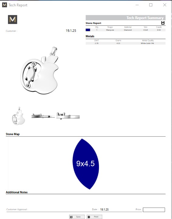 Pendant Apple 3D Model 3D print model_6