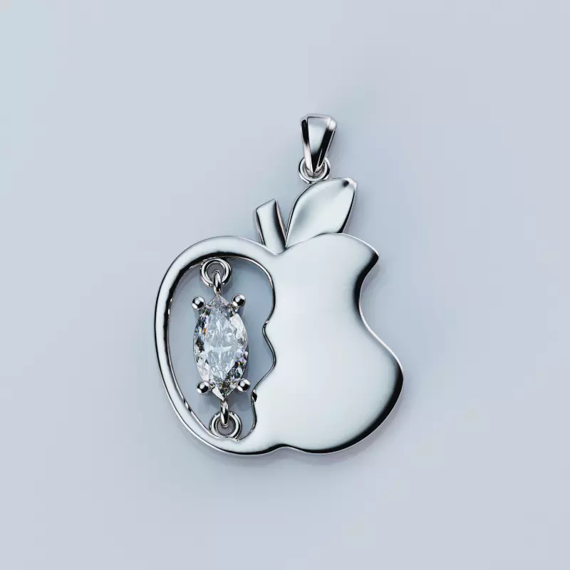 Pendant Apple 3D Model 3D print model_0