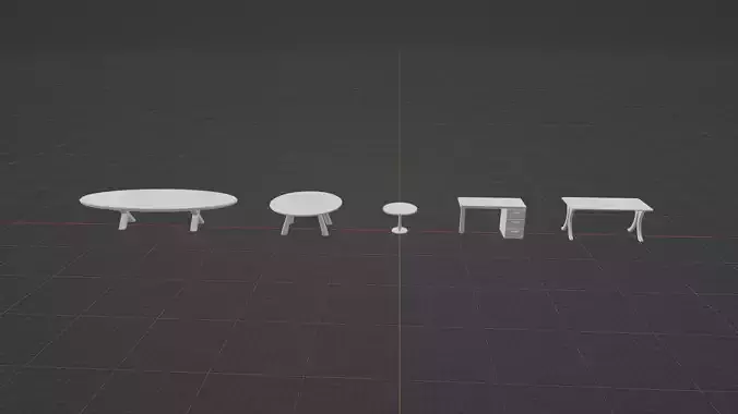 Collection of 5 tables
