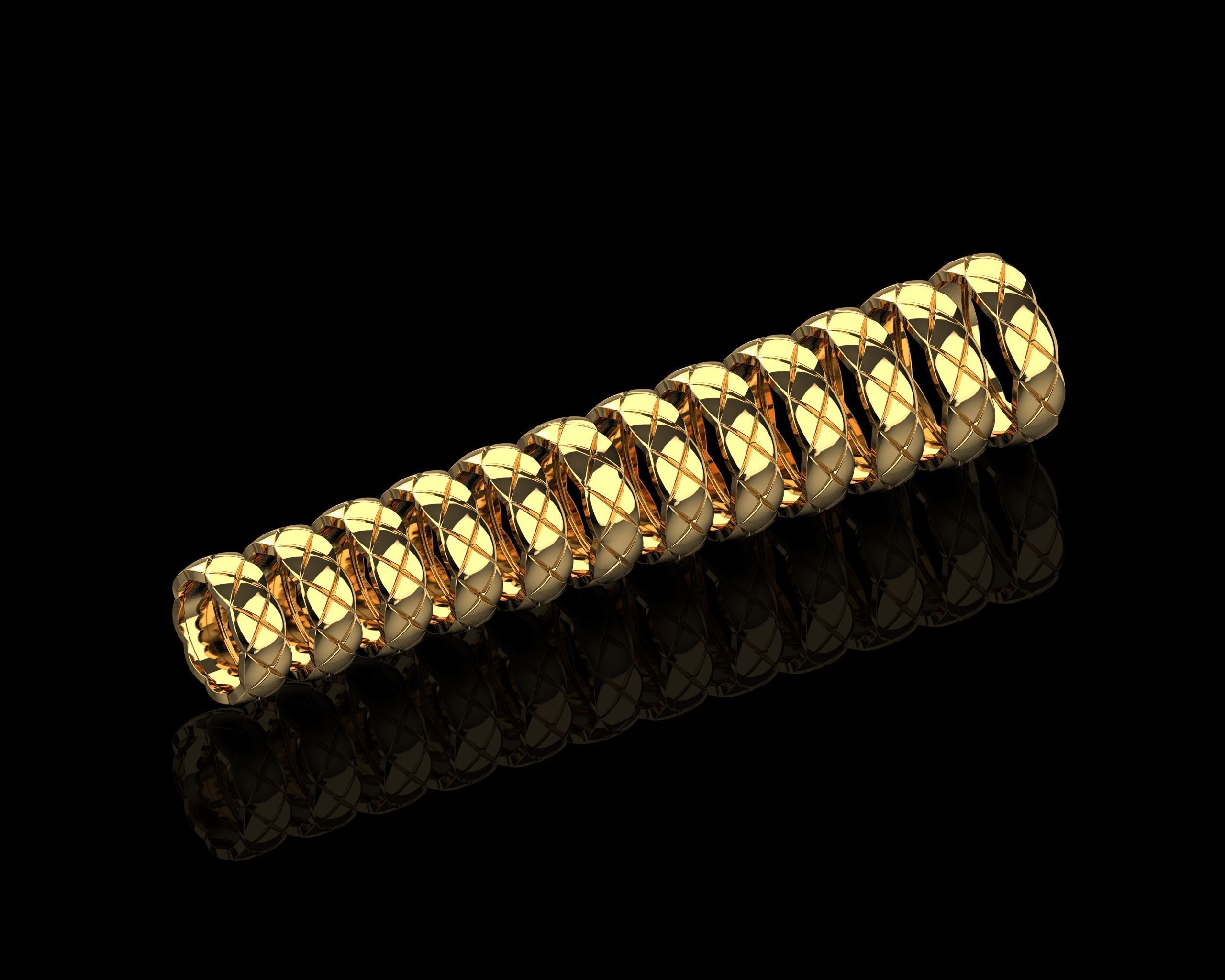 Coco Crush rings in different sizes 15 - 20-5 3D Model Collection_3