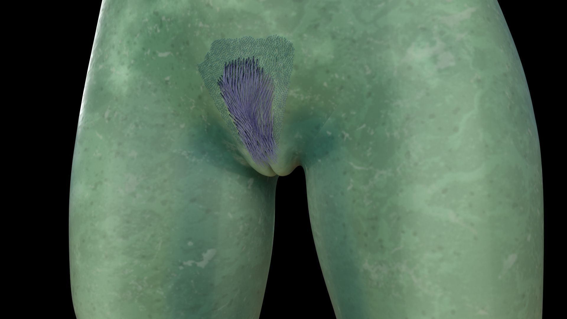 naked female alien 3D model_13