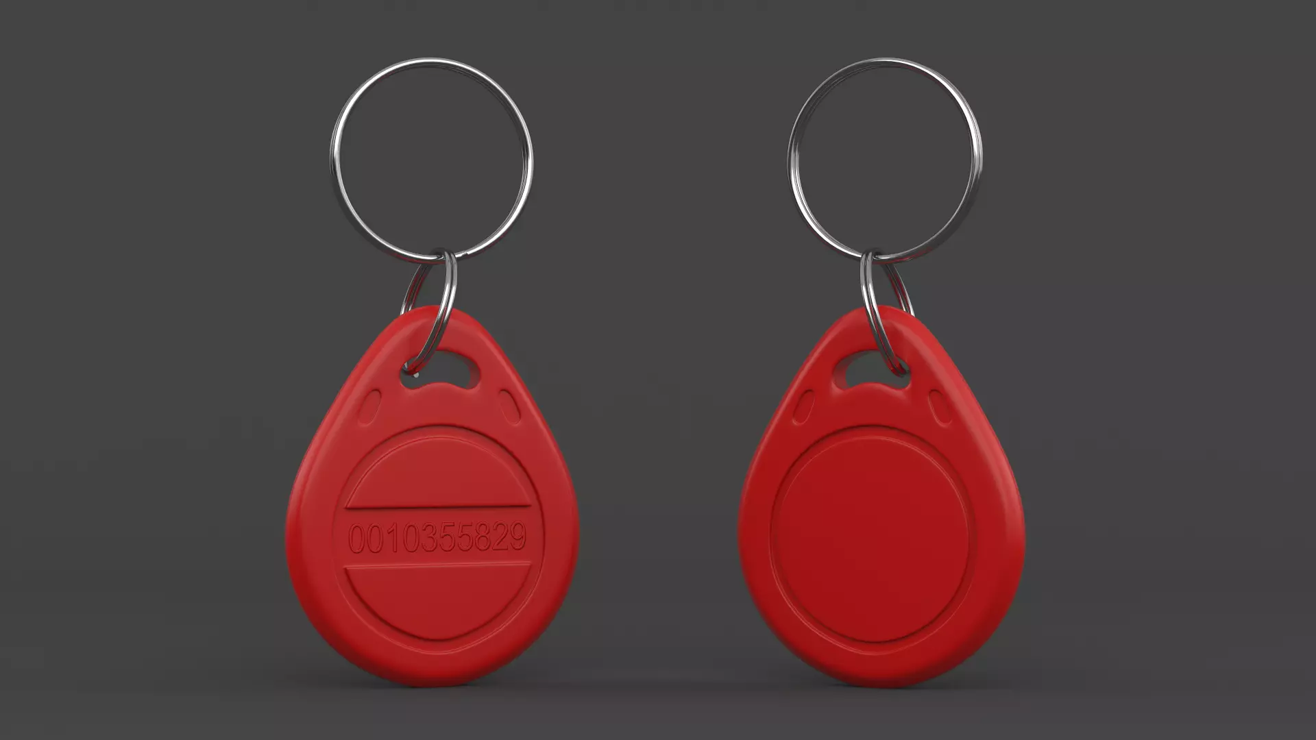 Rfid Key Tag Free 3D model