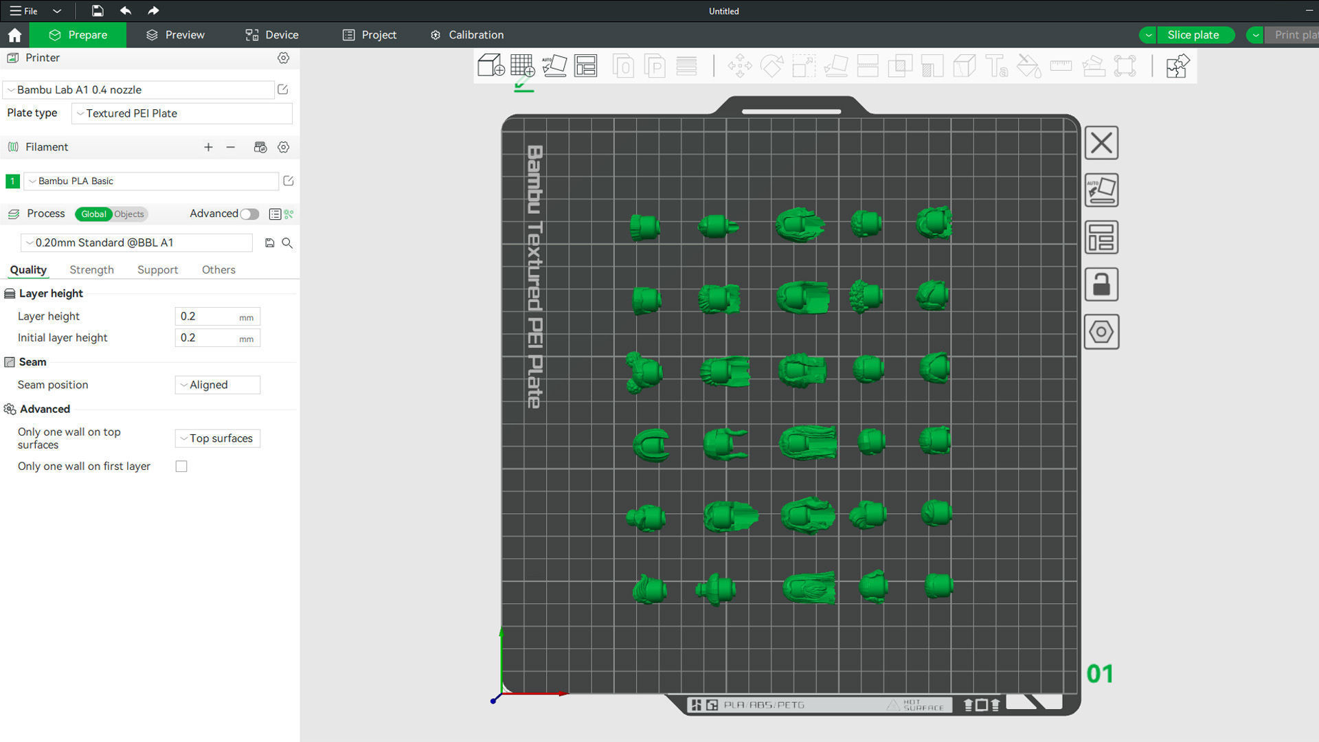 TwindBricks3D - Minifigure Hair pack 3 3D print model_2