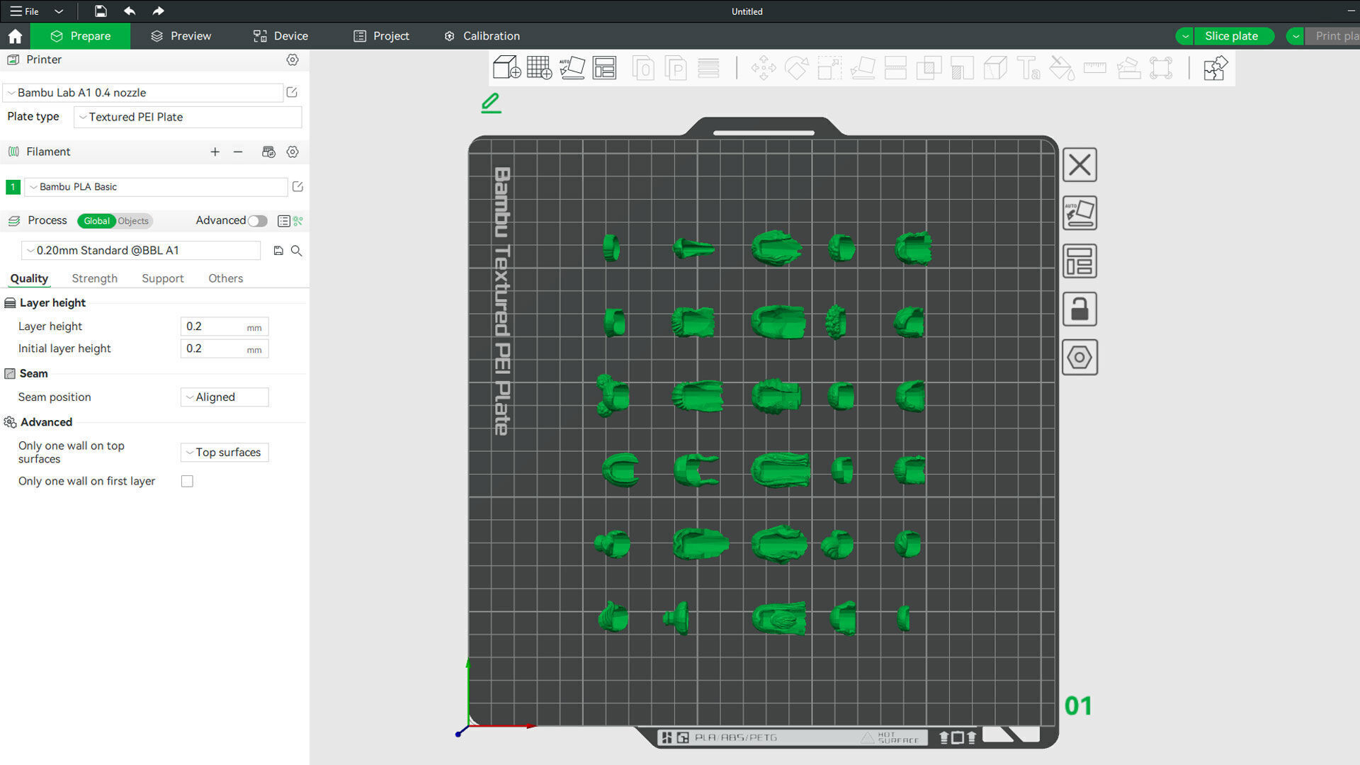 TwindBricks3D - Minifigure Hair pack 3 3D print model_3