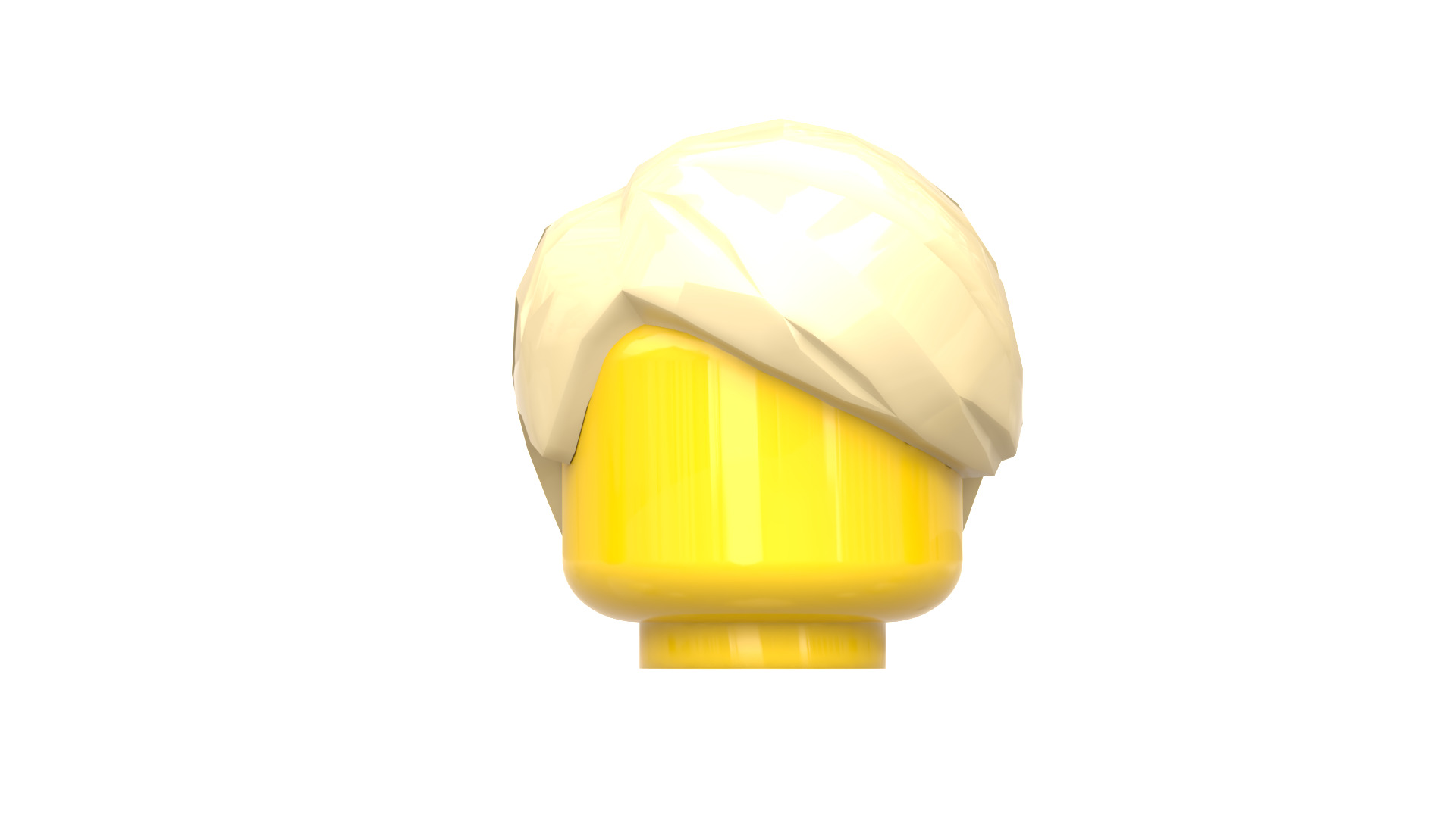 TwindBricks3D - Minifigure Hair pack 4 3D print model_11