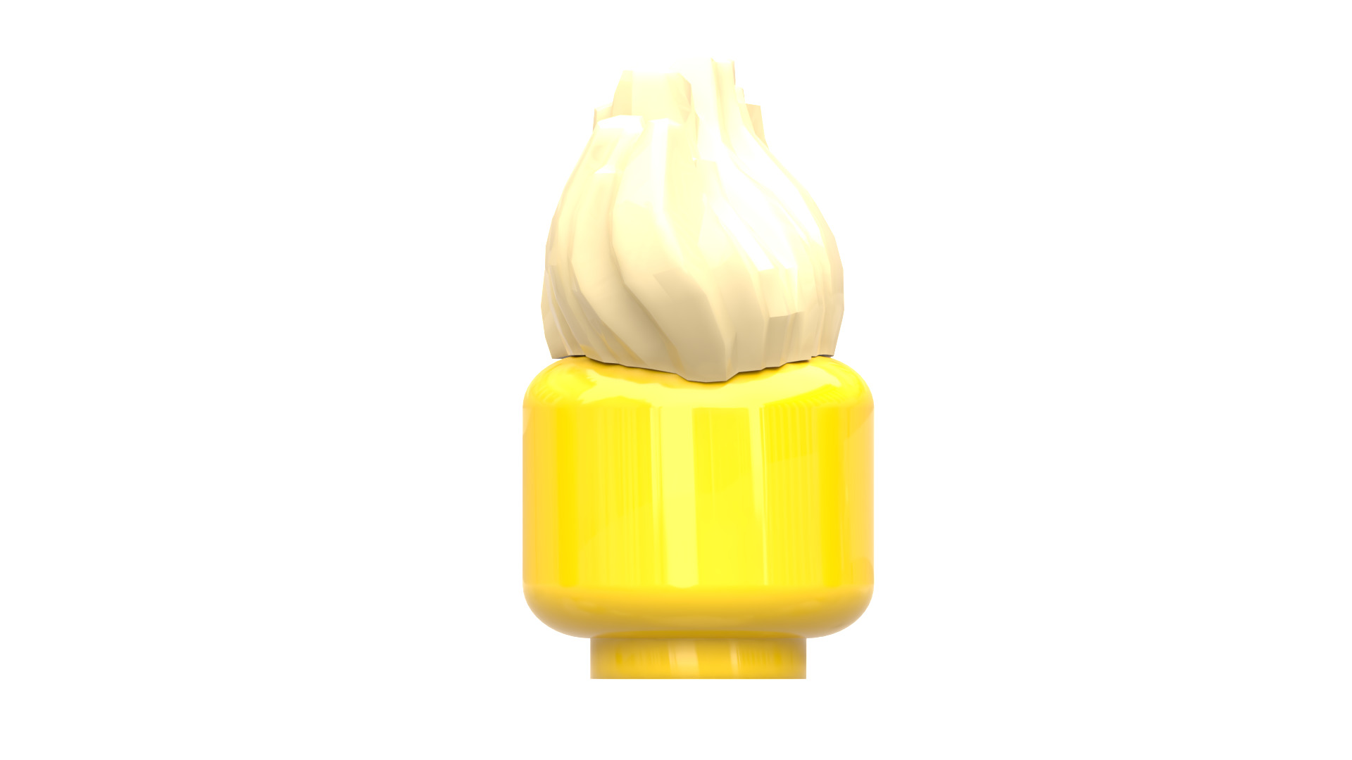 TwindBricks3D - Minifigure Hair pack 4 3D print model_6