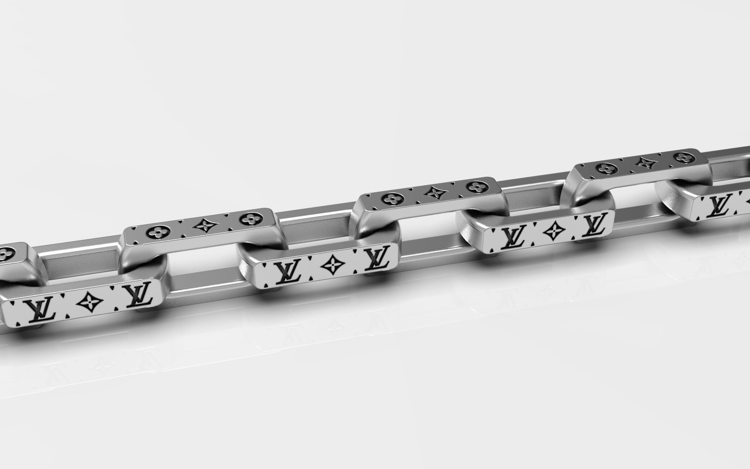 louis vuitton chain 3D print model_2