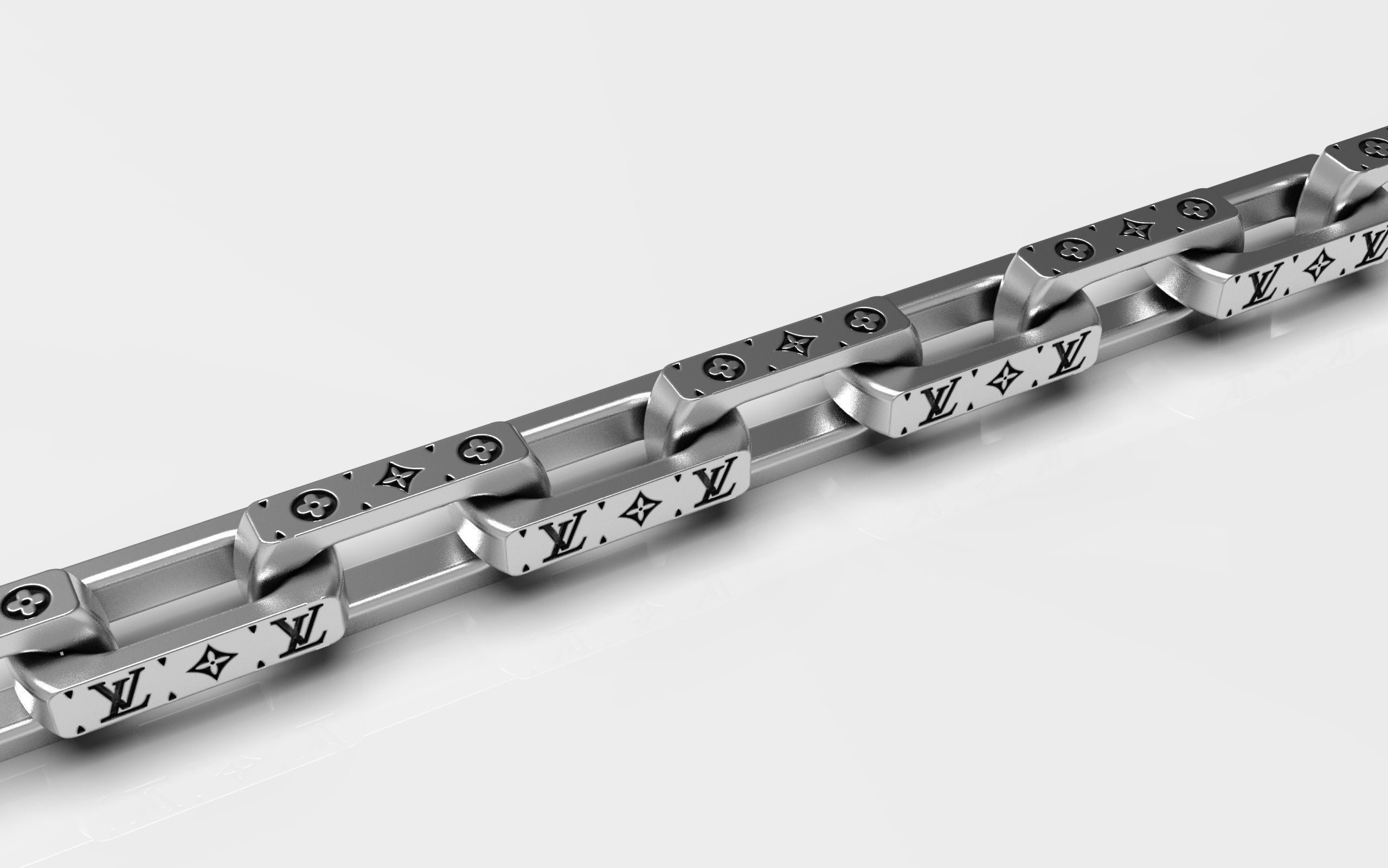 louis vuitton chain 3D print model_1