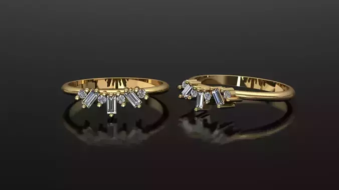 Diamond Vintage Model Ring