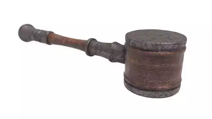Rusty Mallet 3D Model Low-poly 3D model