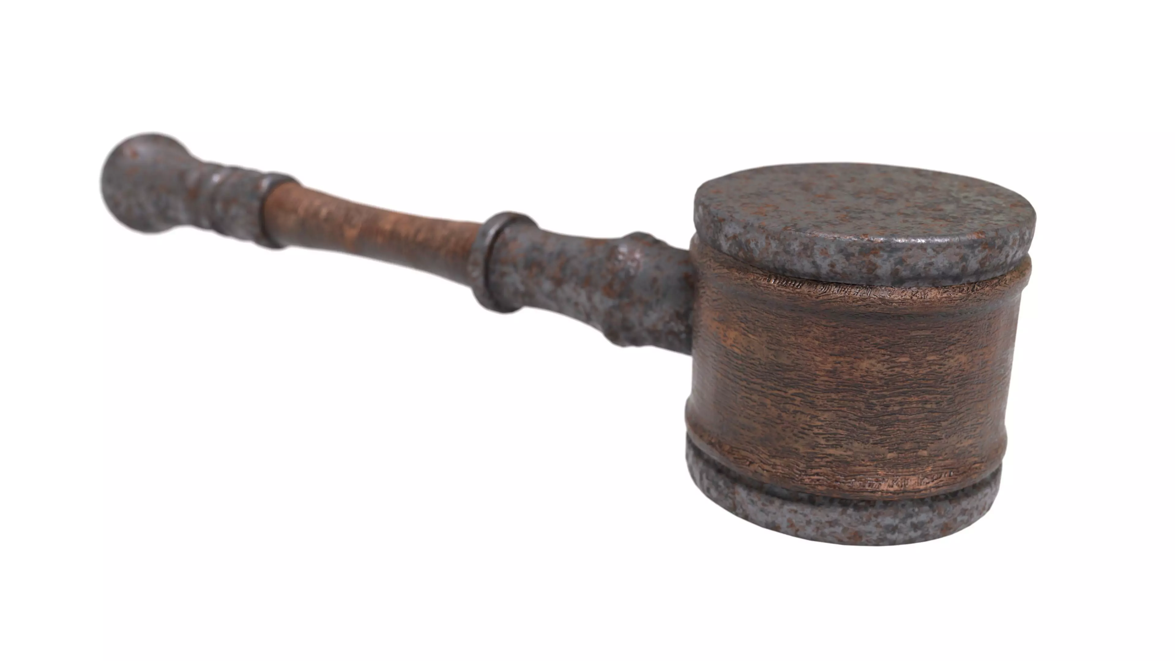 Rusty Mallet 3D Model Low-poly 3D model_0