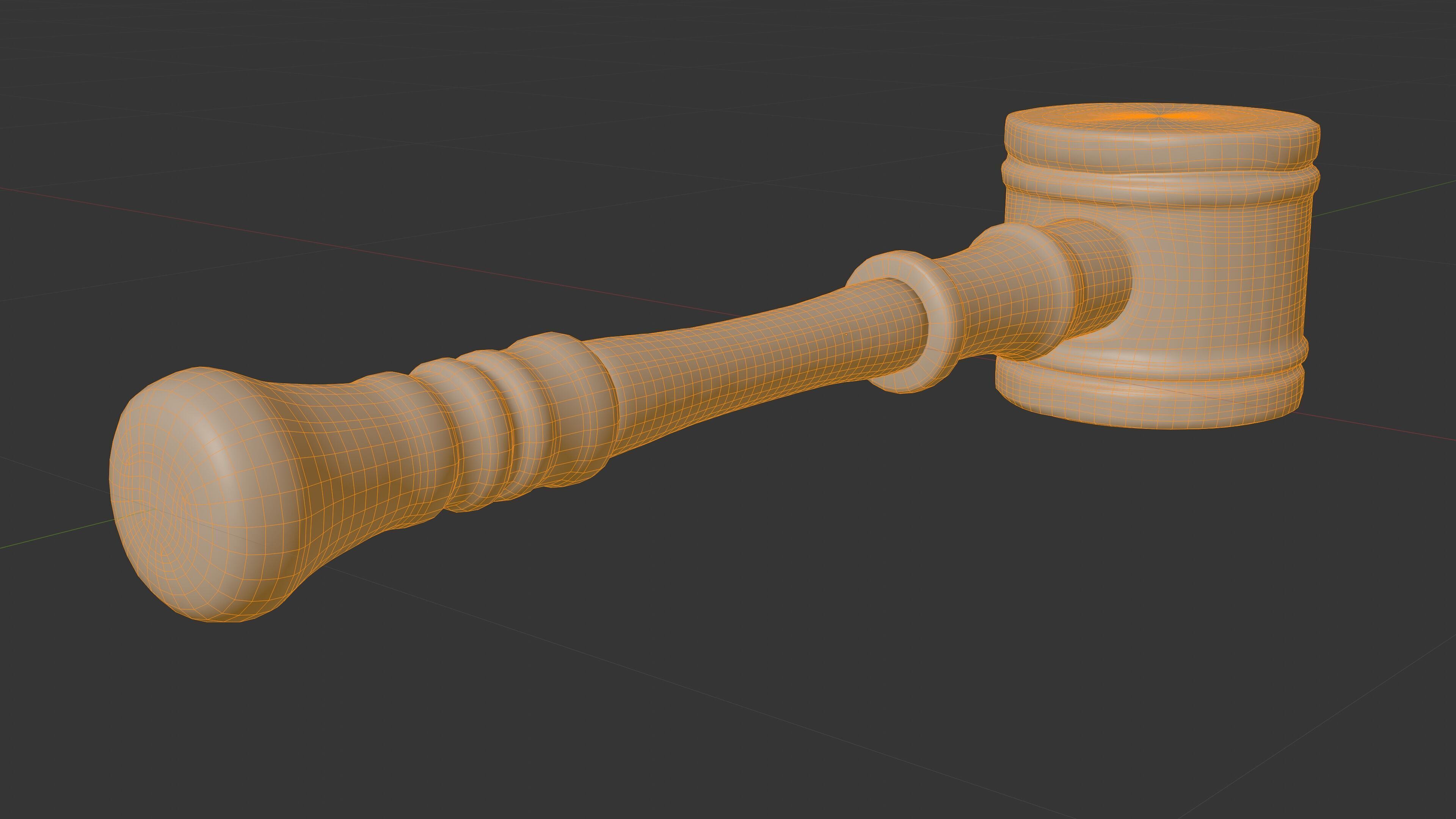 Rusty Mallet 3D Model Low-poly 3D model_5