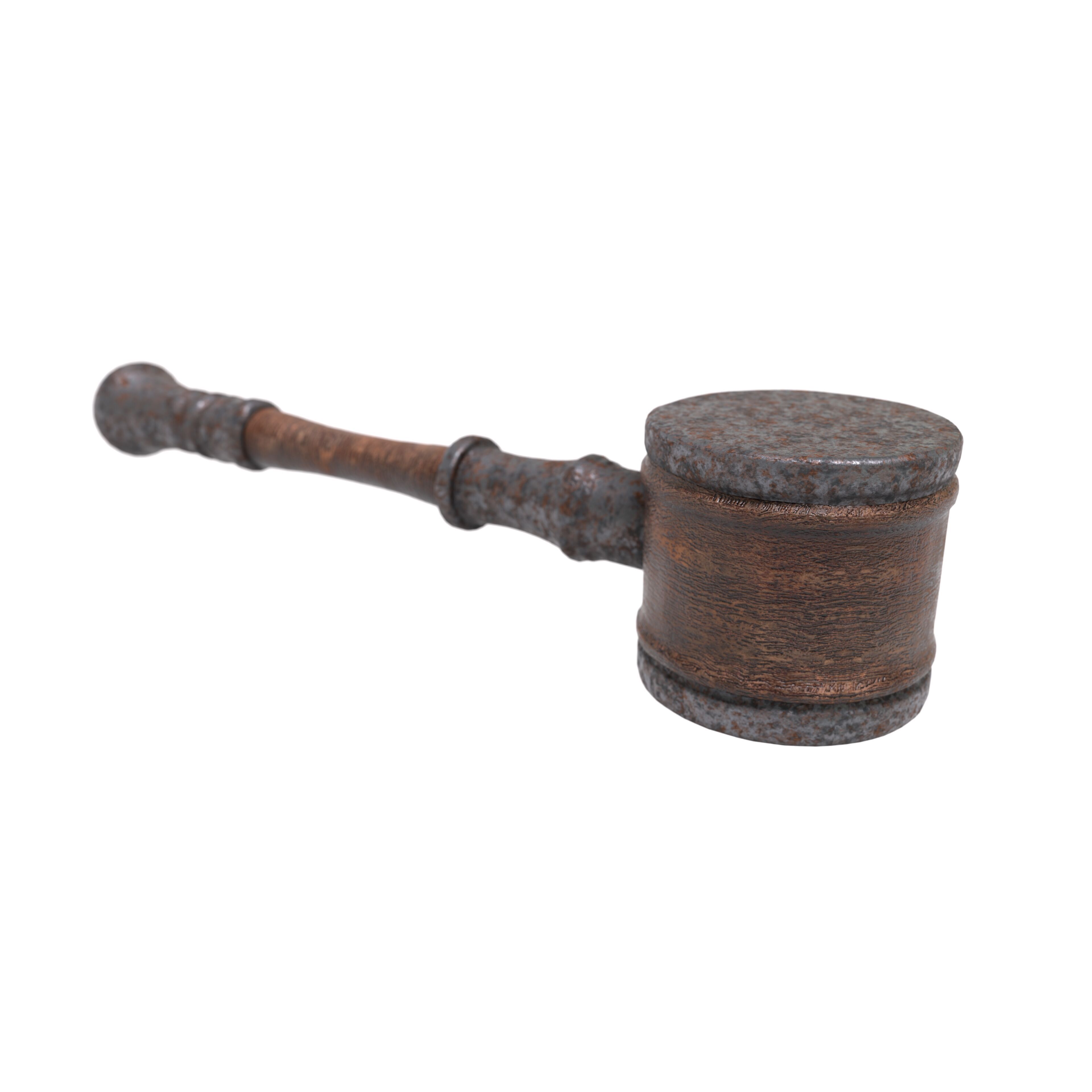 Rusty Mallet 3D Model Low-poly 3D model_13