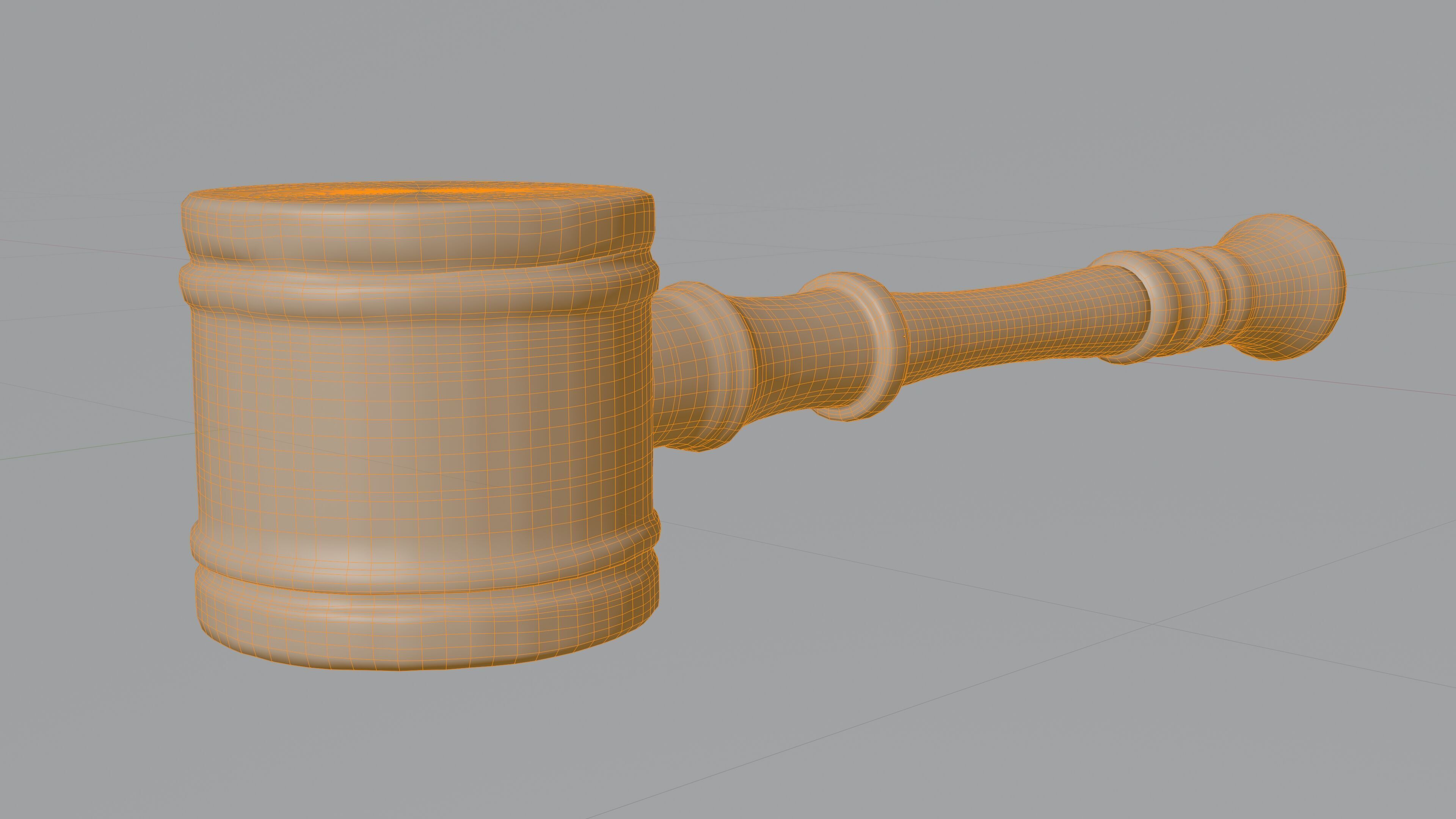 Rusty Mallet 3D Model Low-poly 3D model_11