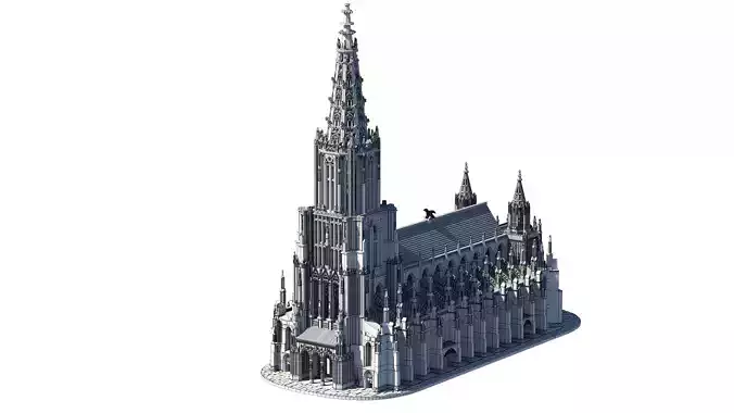 Ulmer Minster 3D model