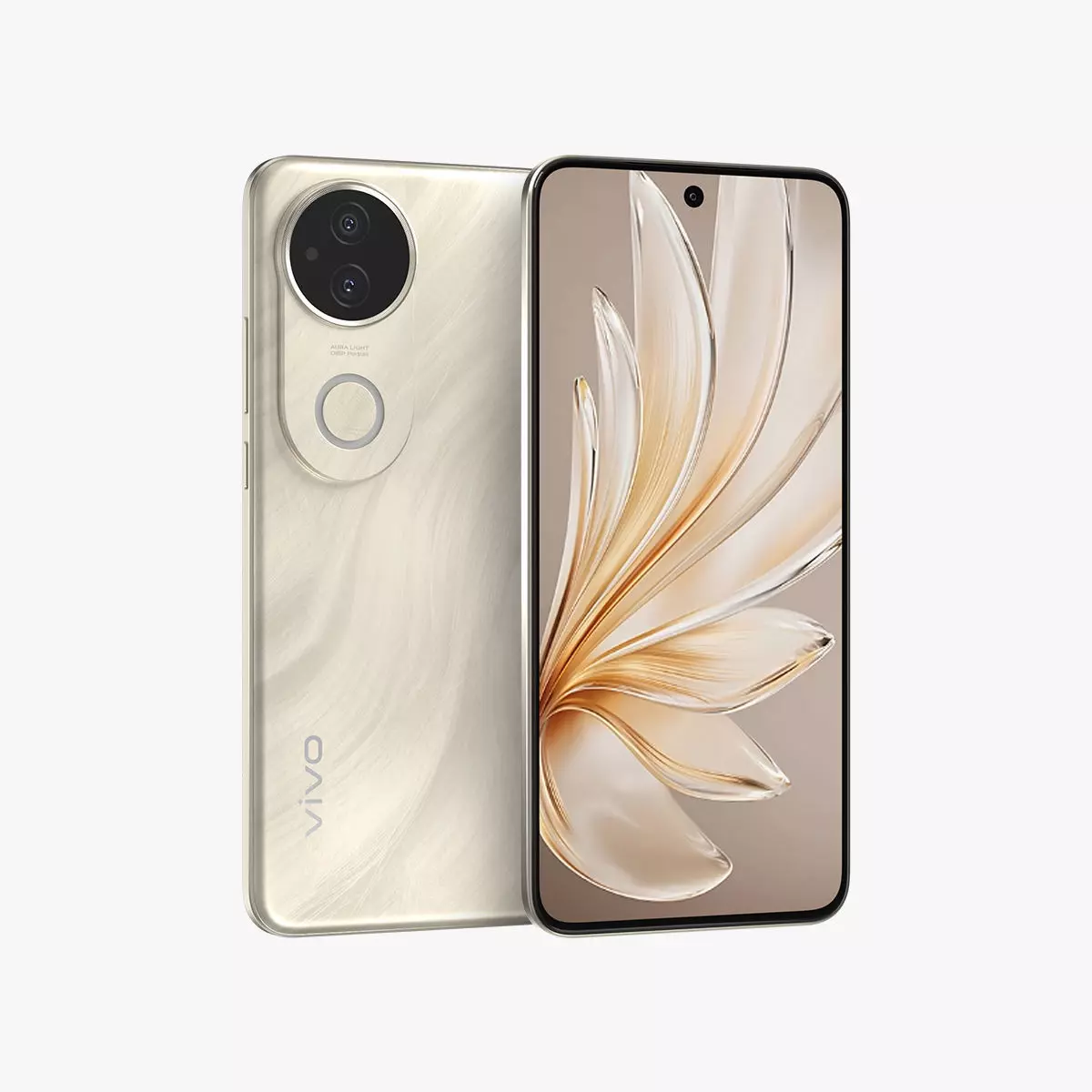 Vivo S20 Gold Low-poly 3D model_0