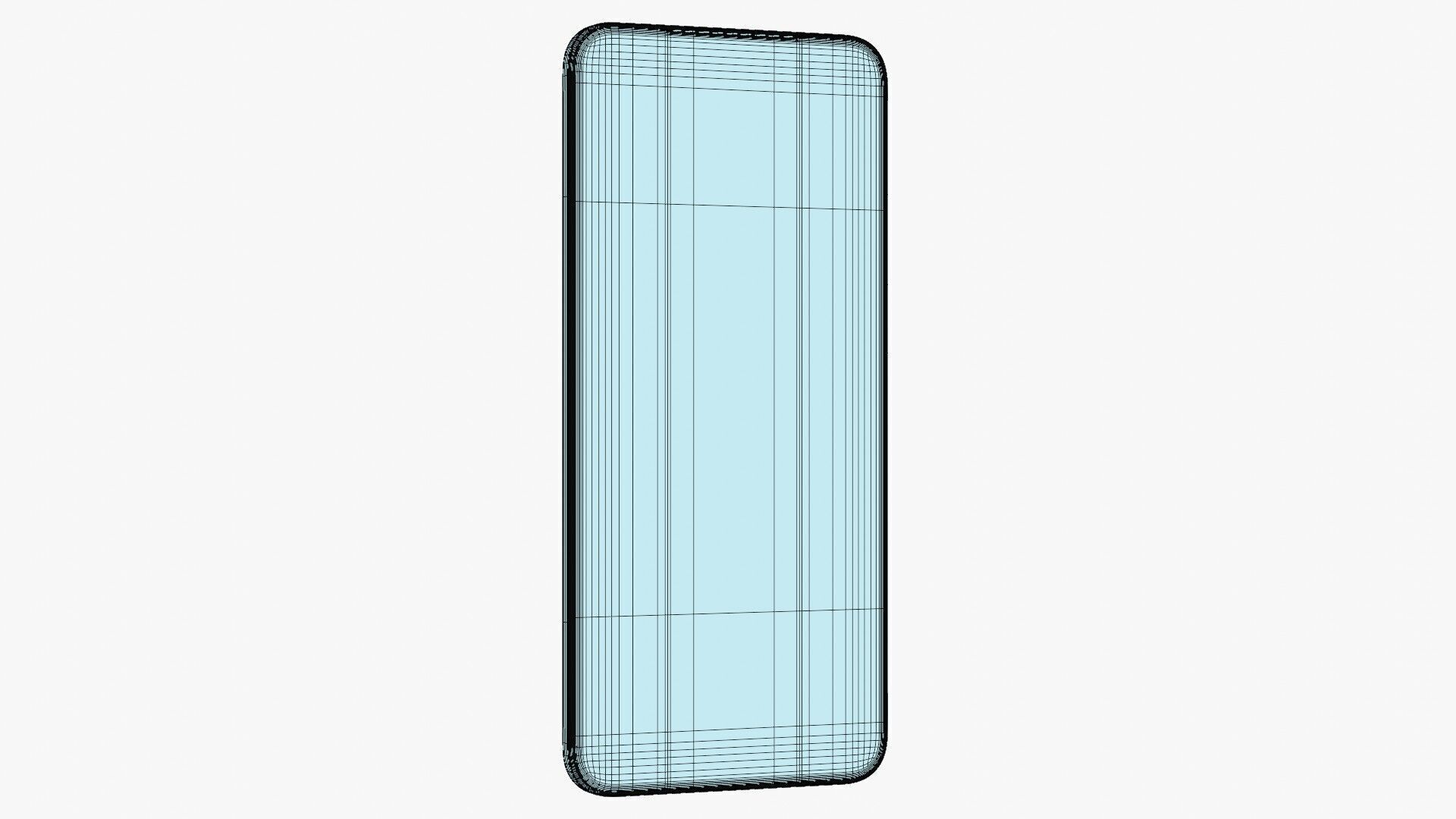 Vivo S20 Gold Low-poly 3D model_18