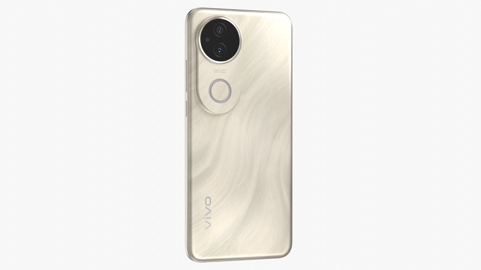 Vivo S20 Gold Low-poly 3D model_9