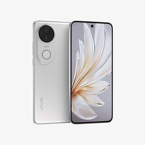 Vivo S20 White Low-poly 3D model