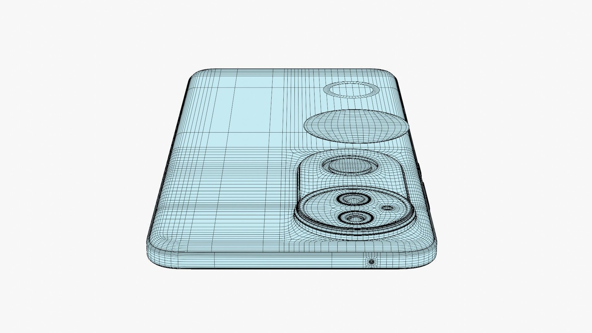 Vivo S20 Low-poly 3D model_38