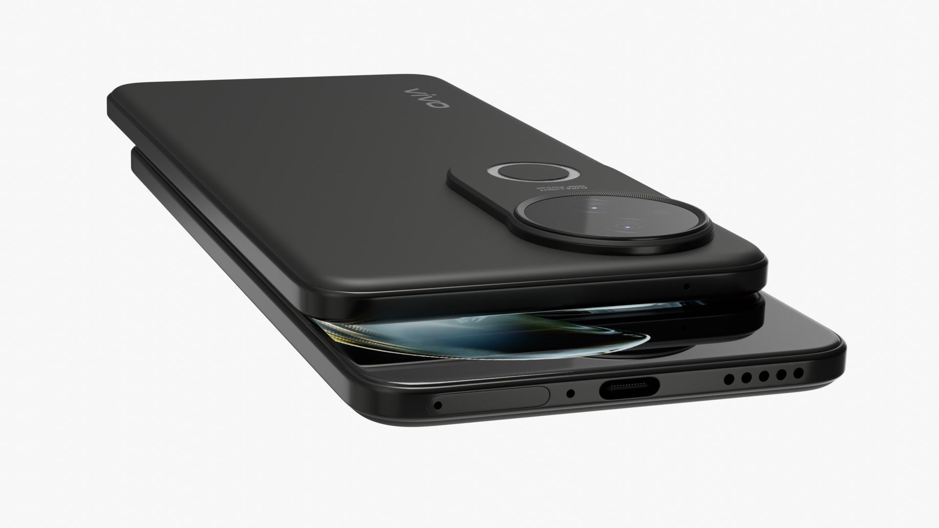 Vivo S20 Low-poly 3D model_19