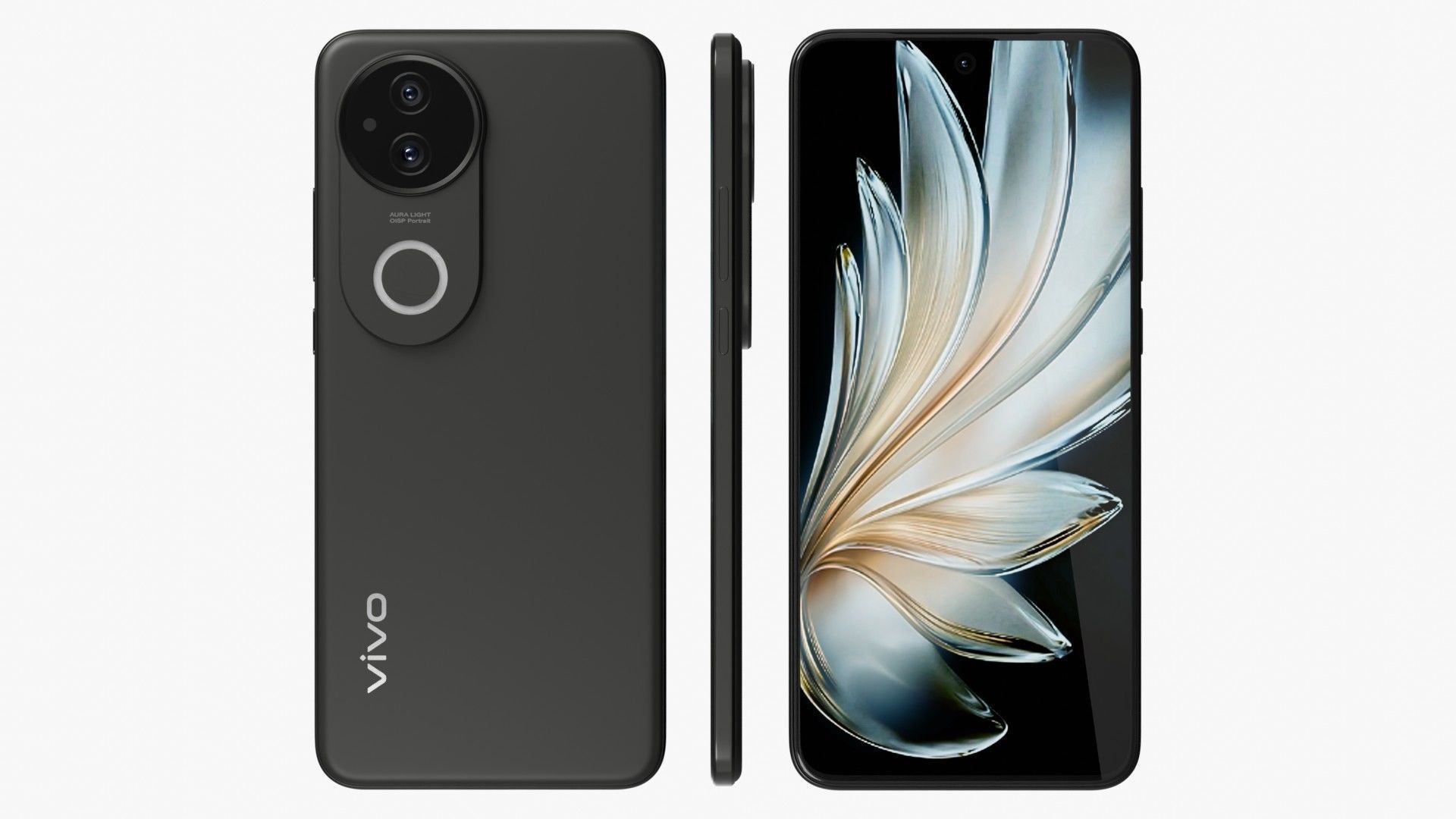 Vivo S20 Low-poly 3D model_14