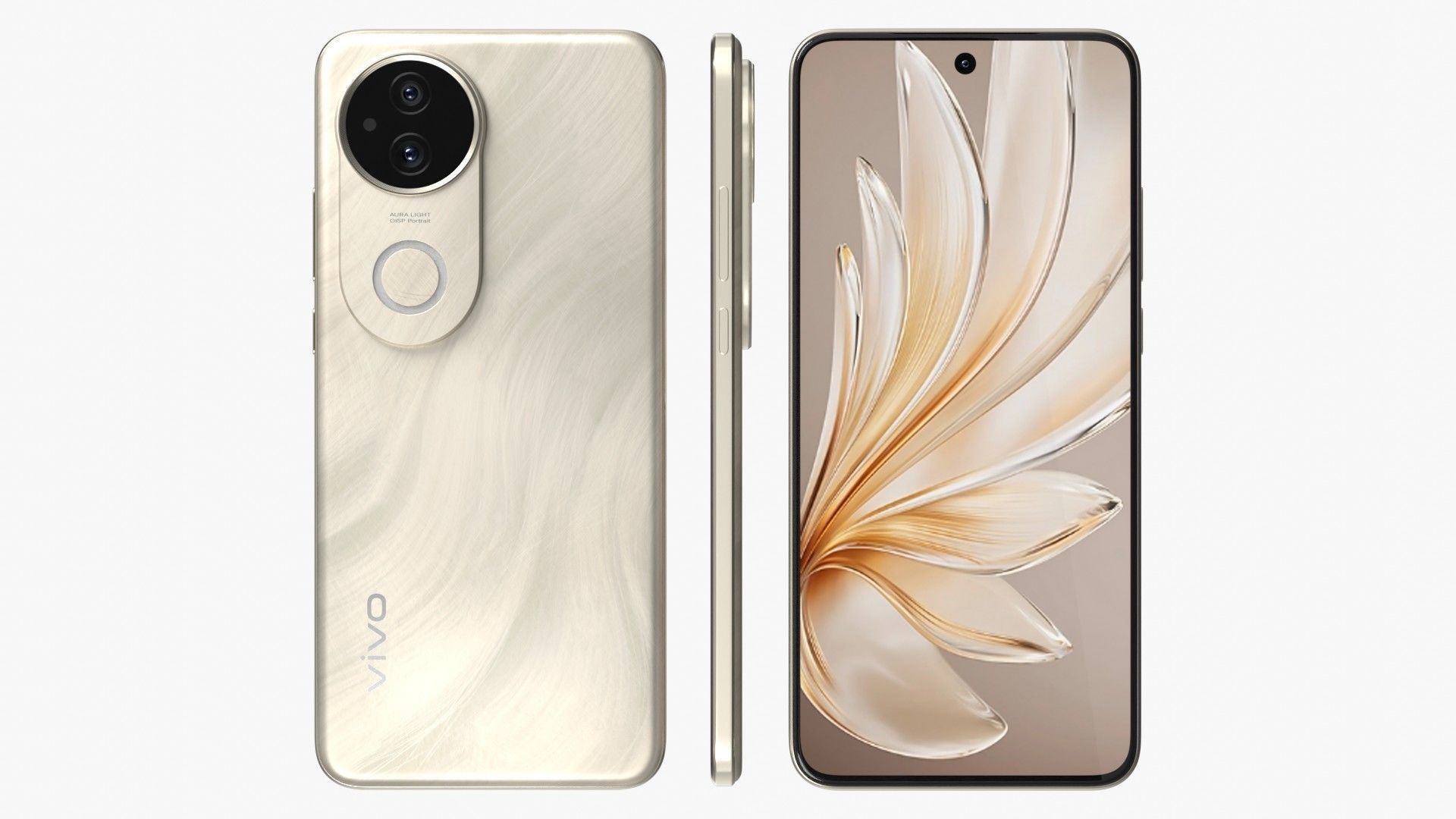 Vivo S20 Low-poly 3D model_4