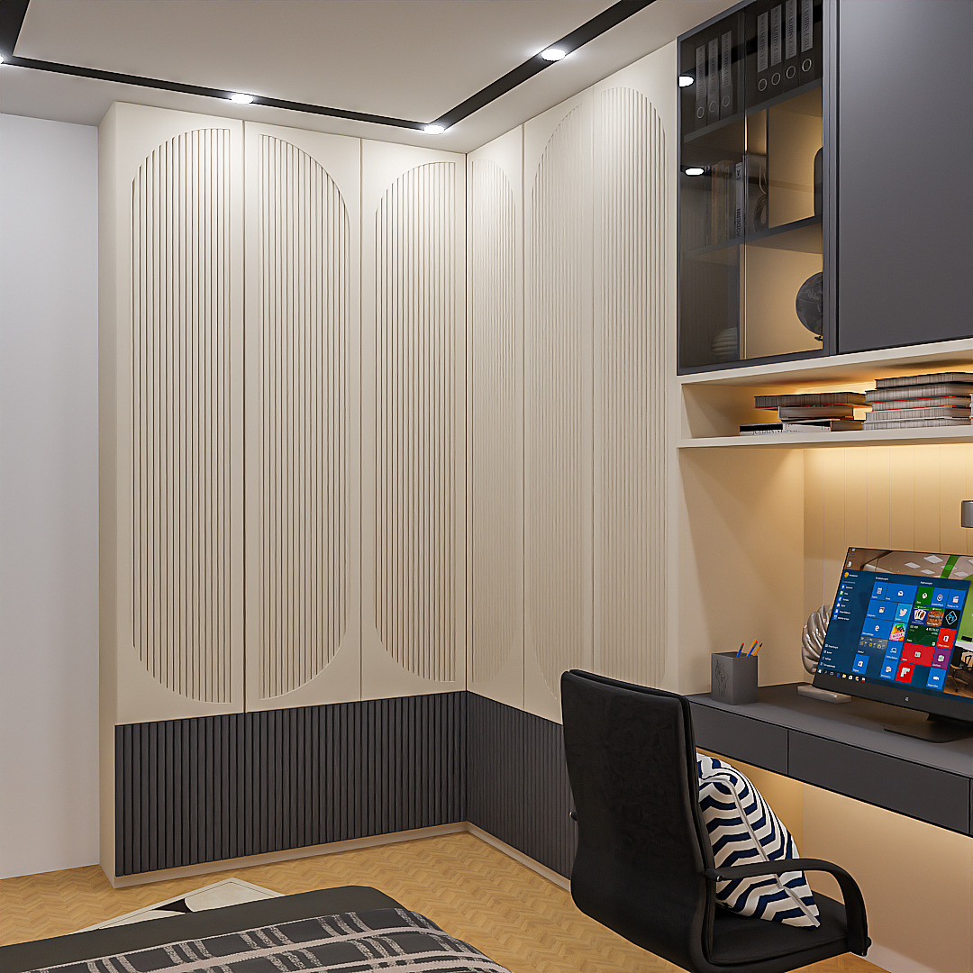 architecture interior teenage room 3D model_1