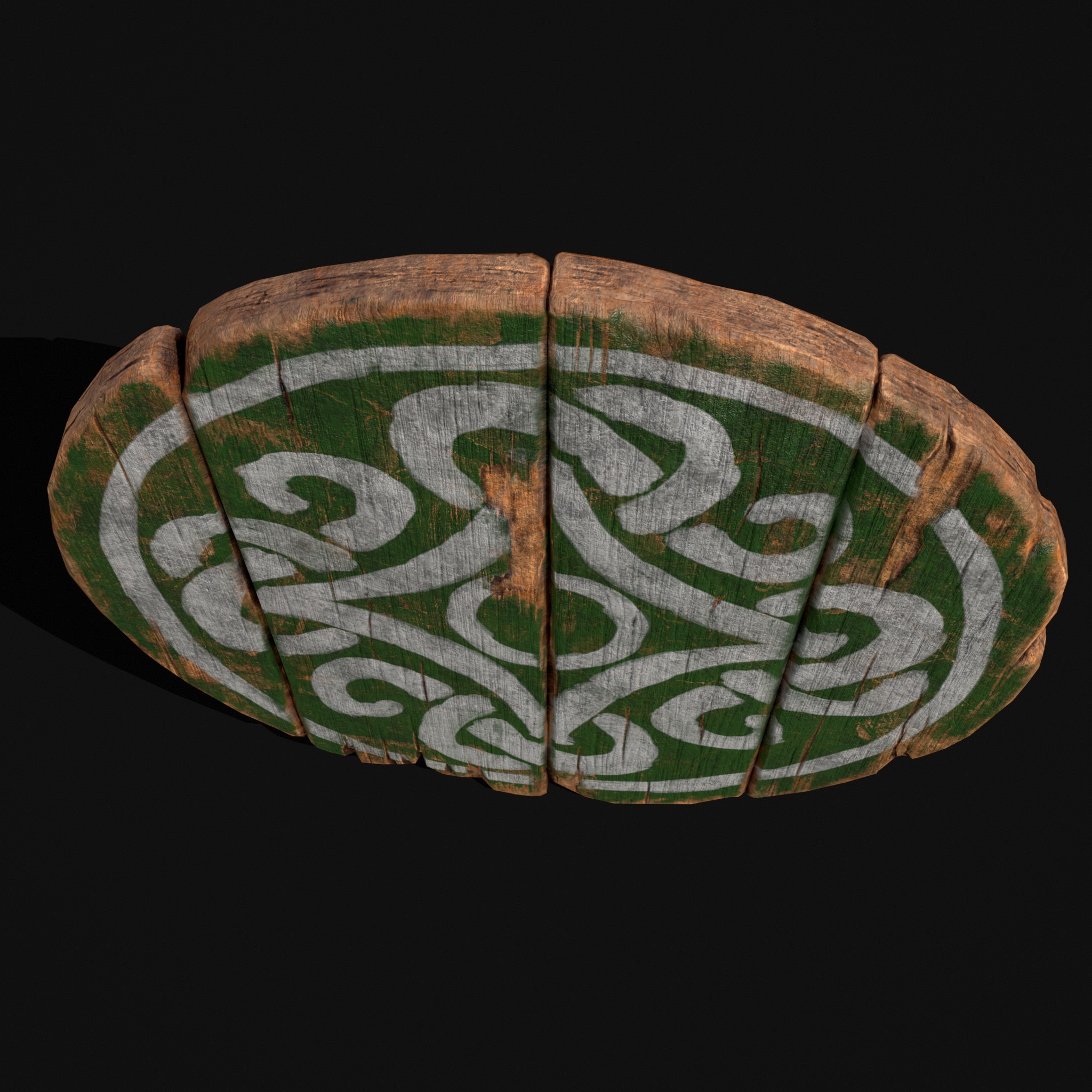 Coat of Arms GW Low-poly 3D model_17