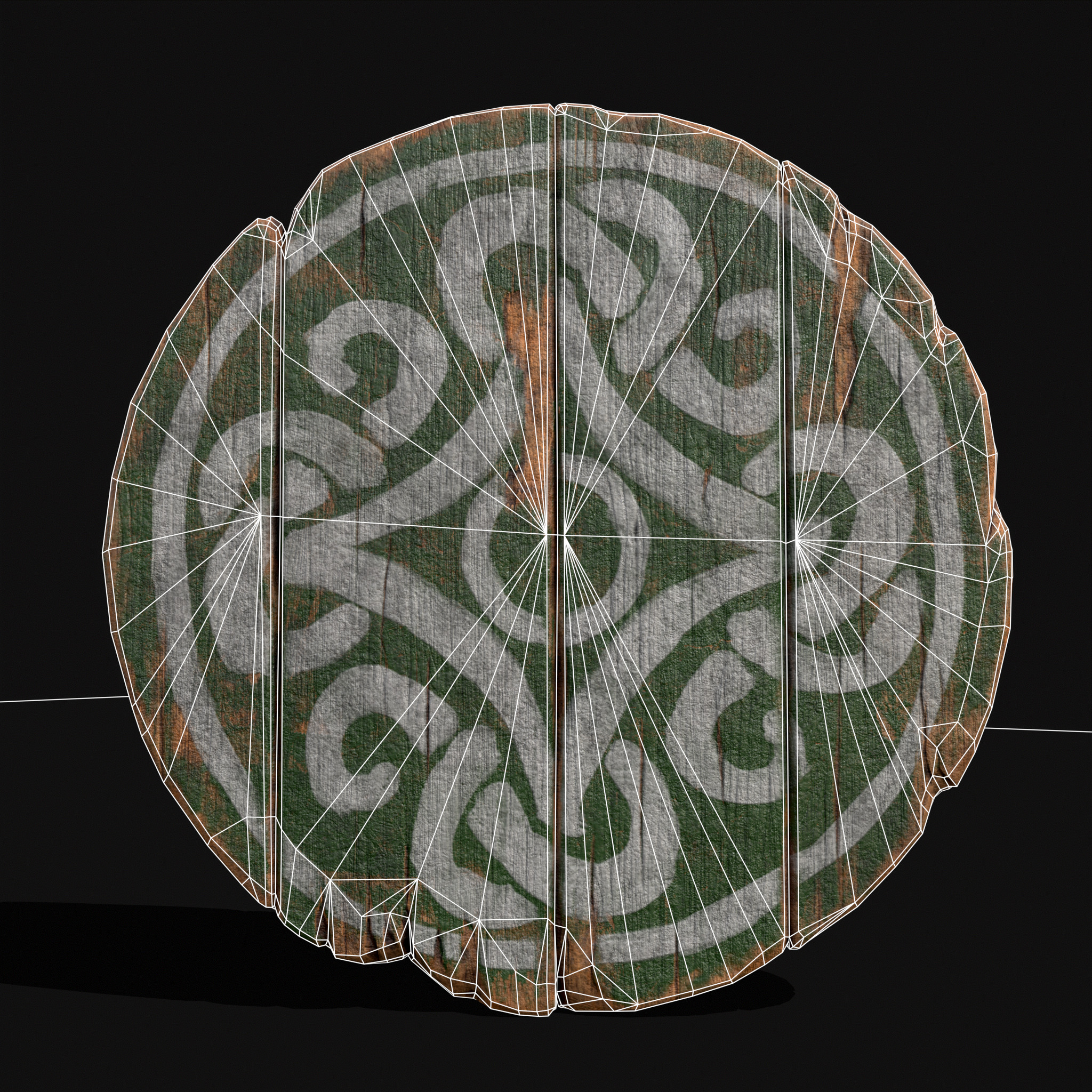 Coat of Arms GW Low-poly 3D model_22