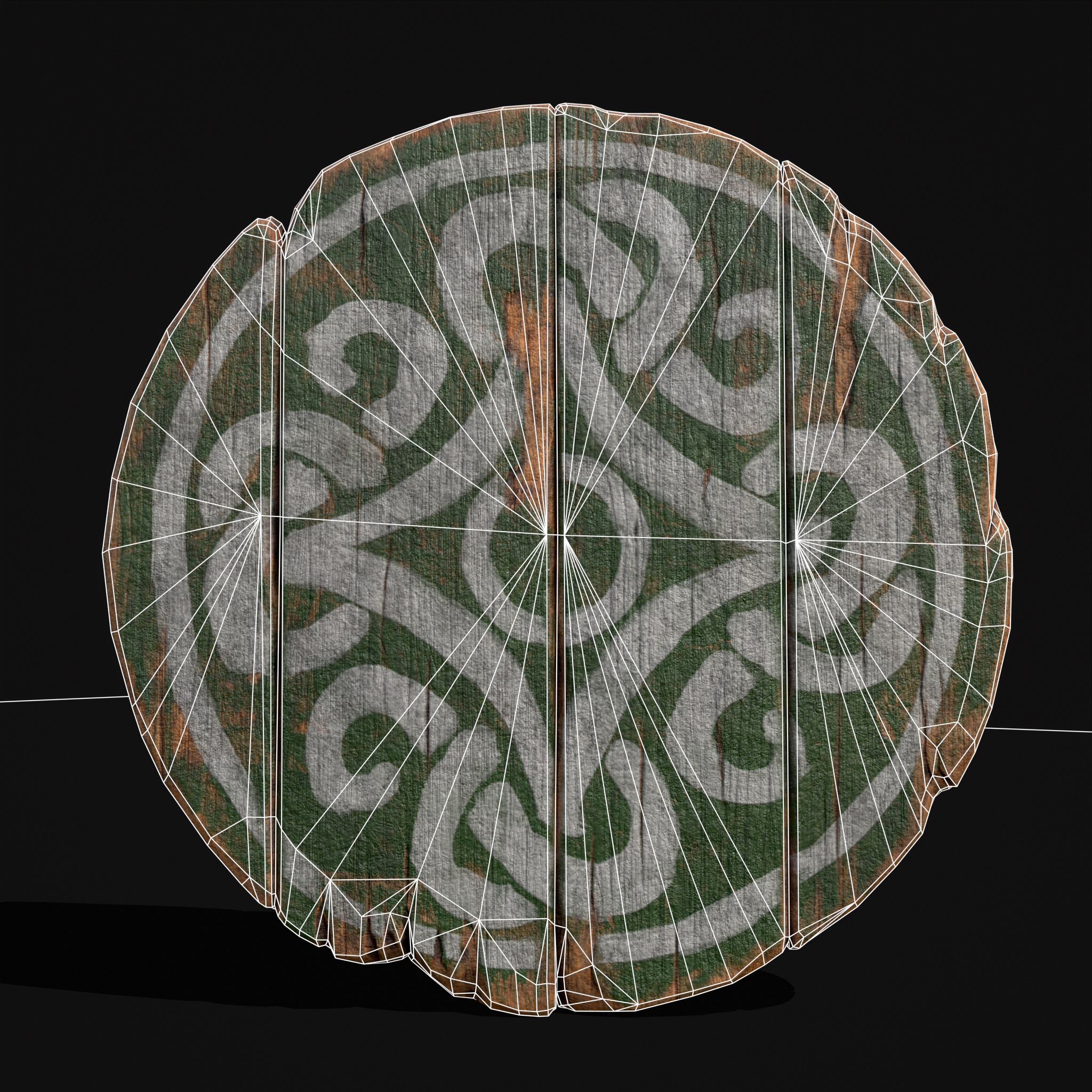 Coat of Arms GW Low-poly 3D model_2