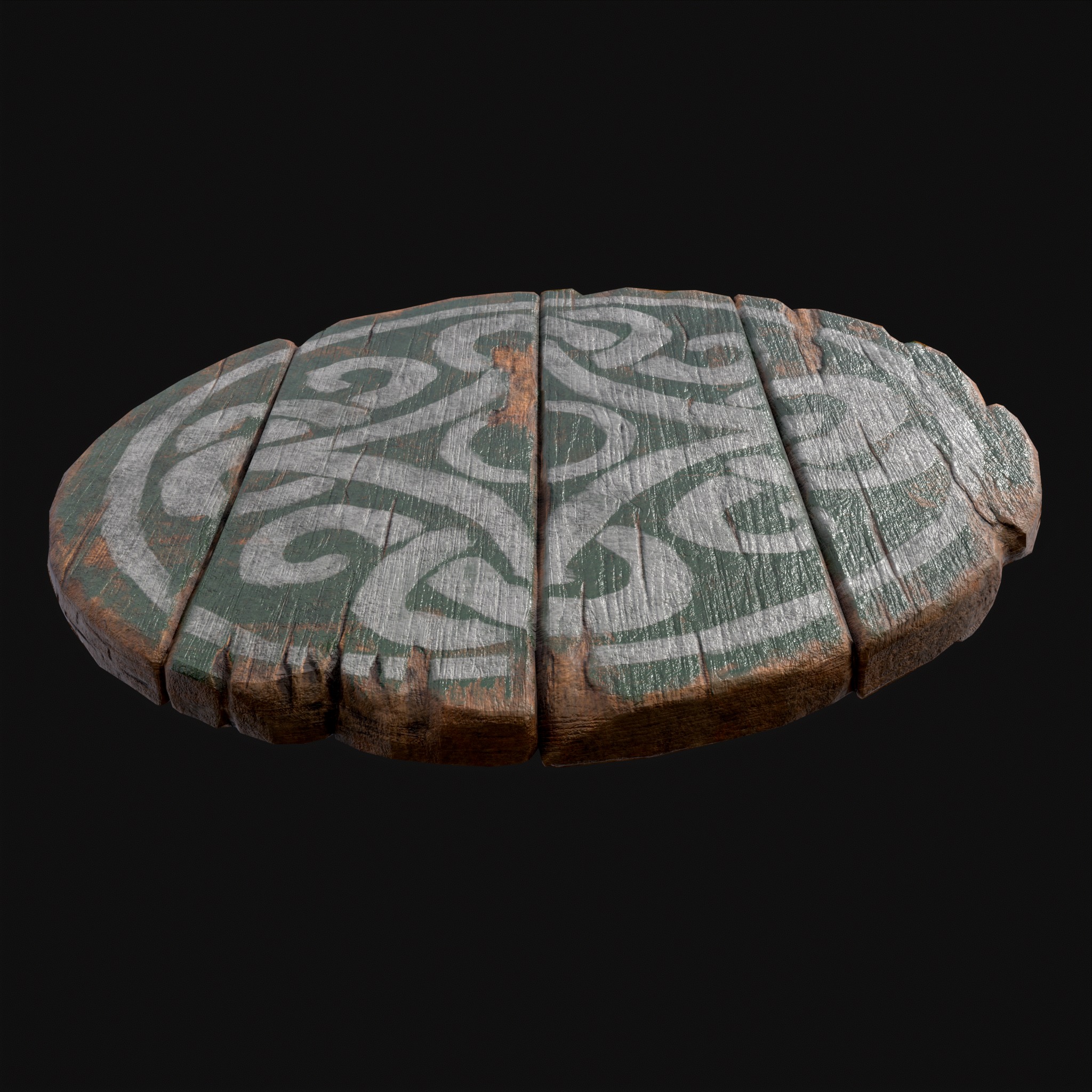 Coat of Arms GW Low-poly 3D model_19