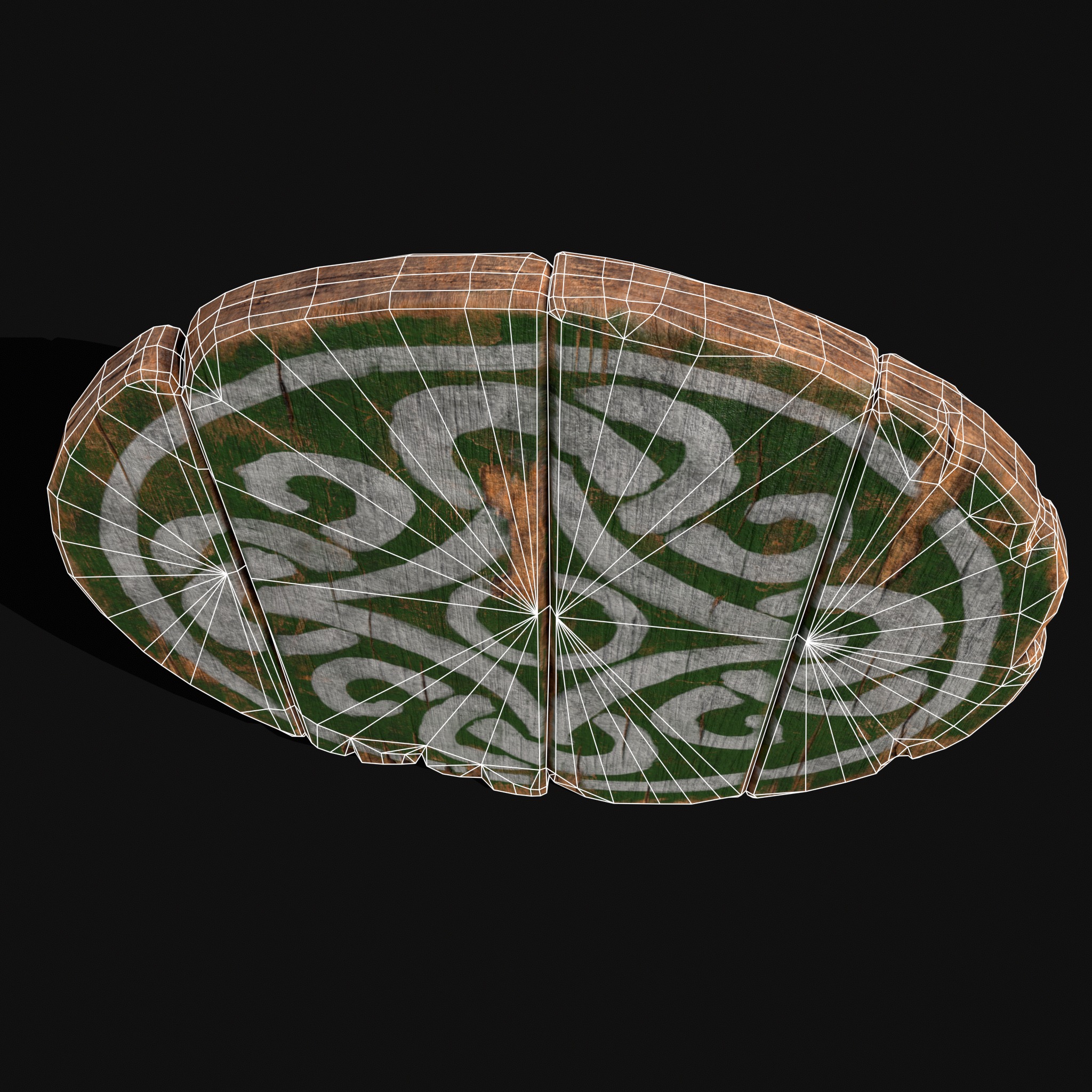 Coat of Arms GW Low-poly 3D model_18