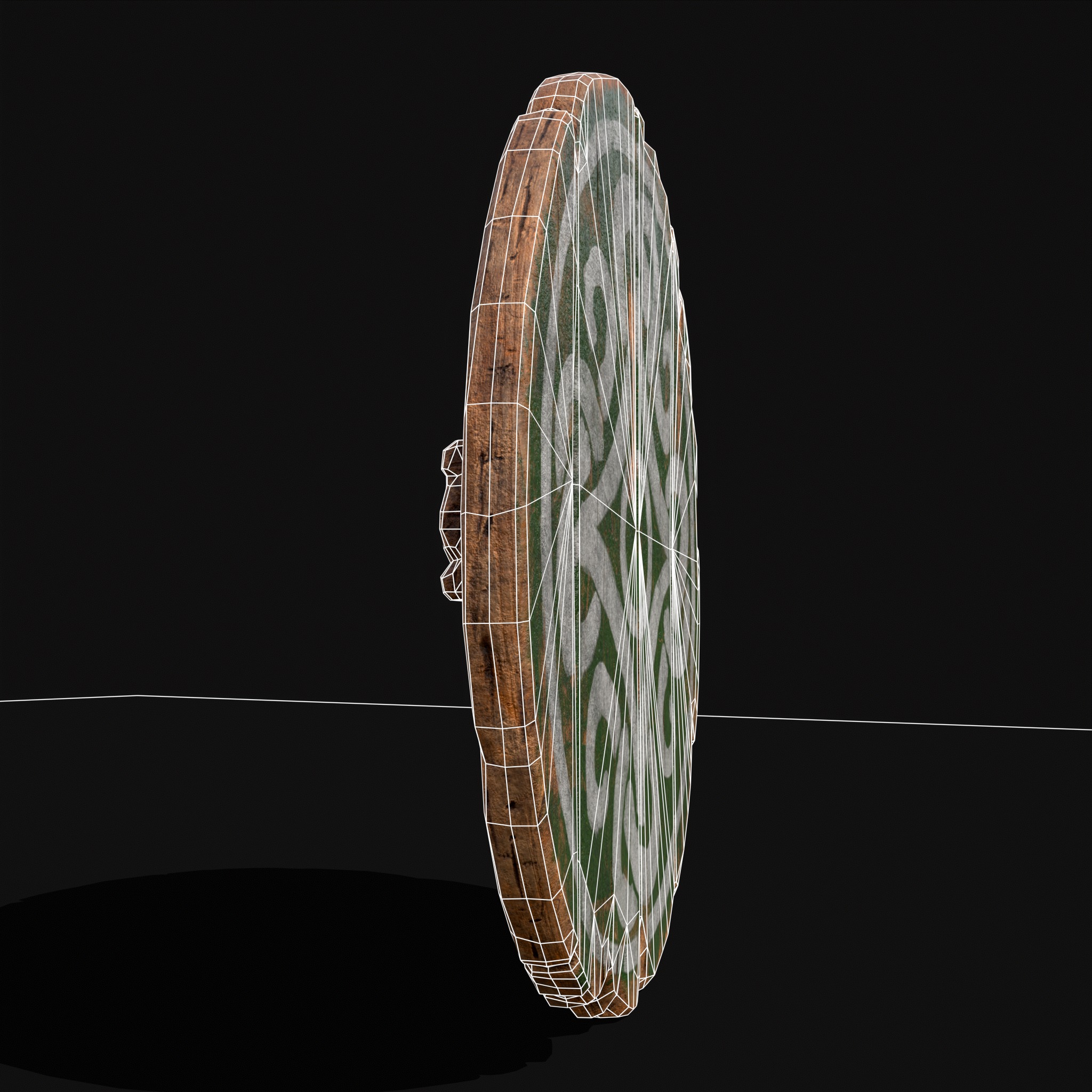 Coat of Arms GW Low-poly 3D model_6