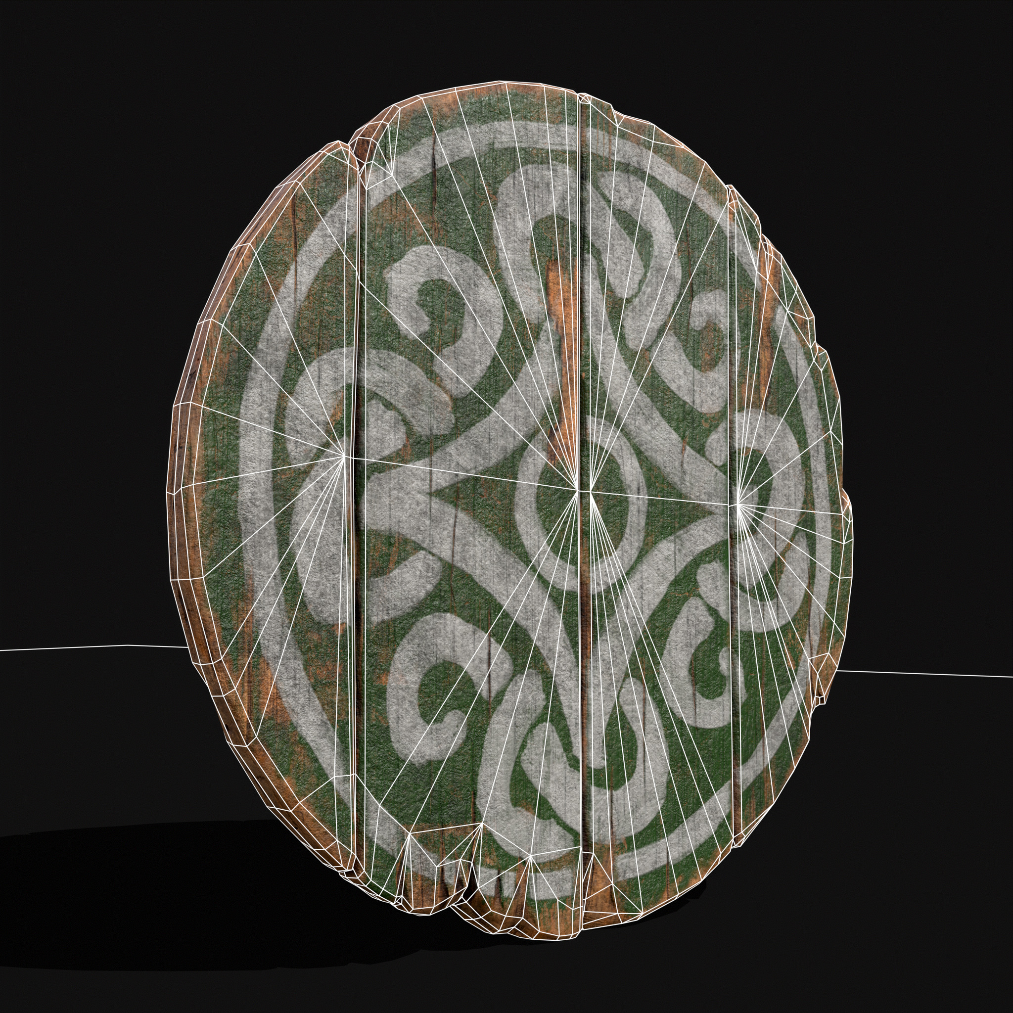 Coat of Arms GW Low-poly 3D model_4