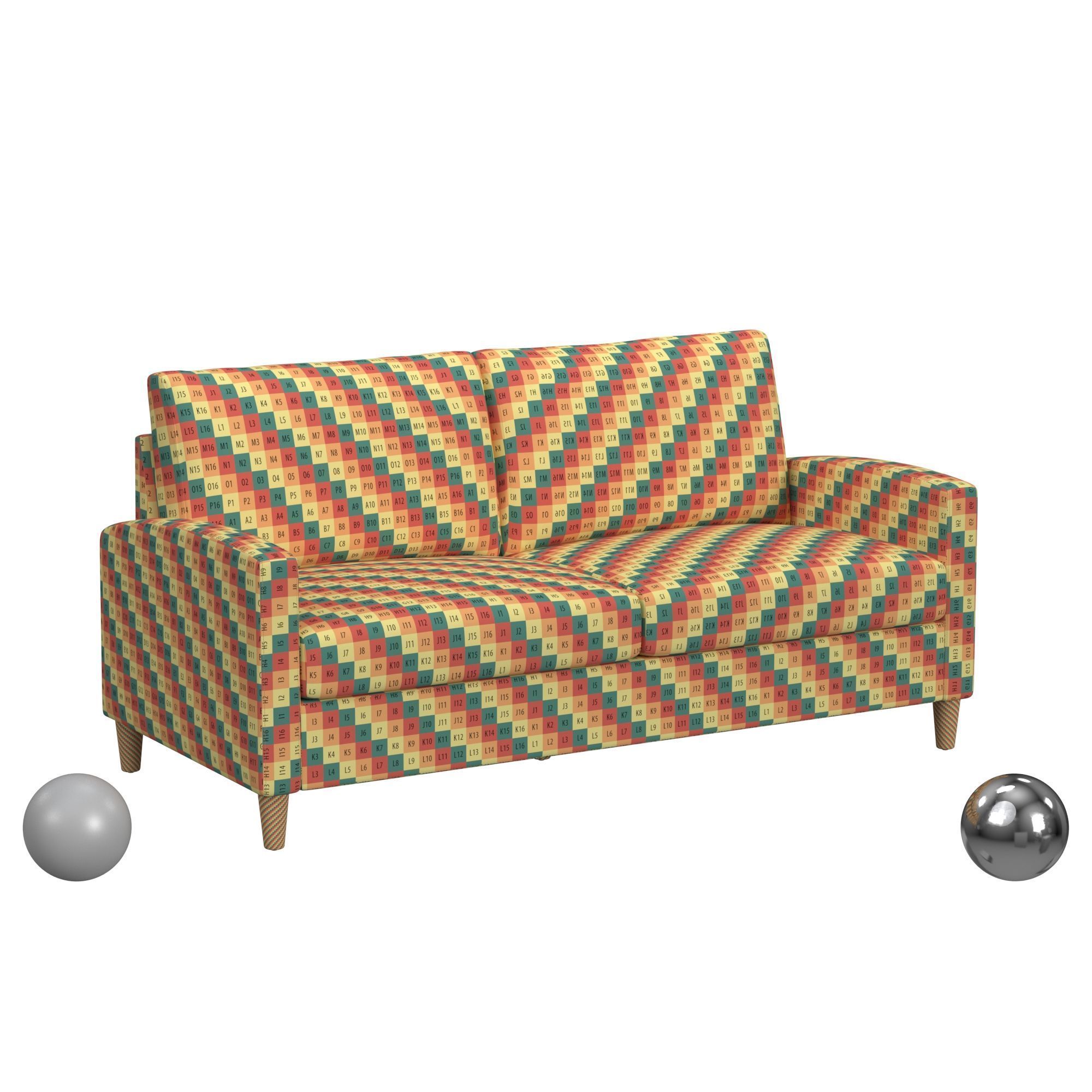 Homestyles Blake Sofa 3D model_3