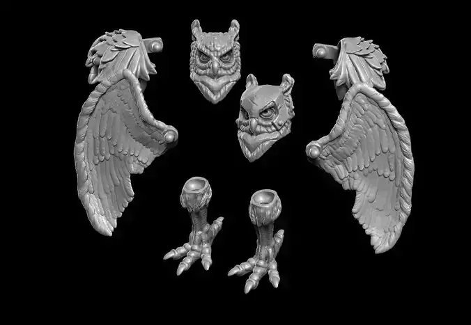 Warrior Owl Set Mythic Legions Custom