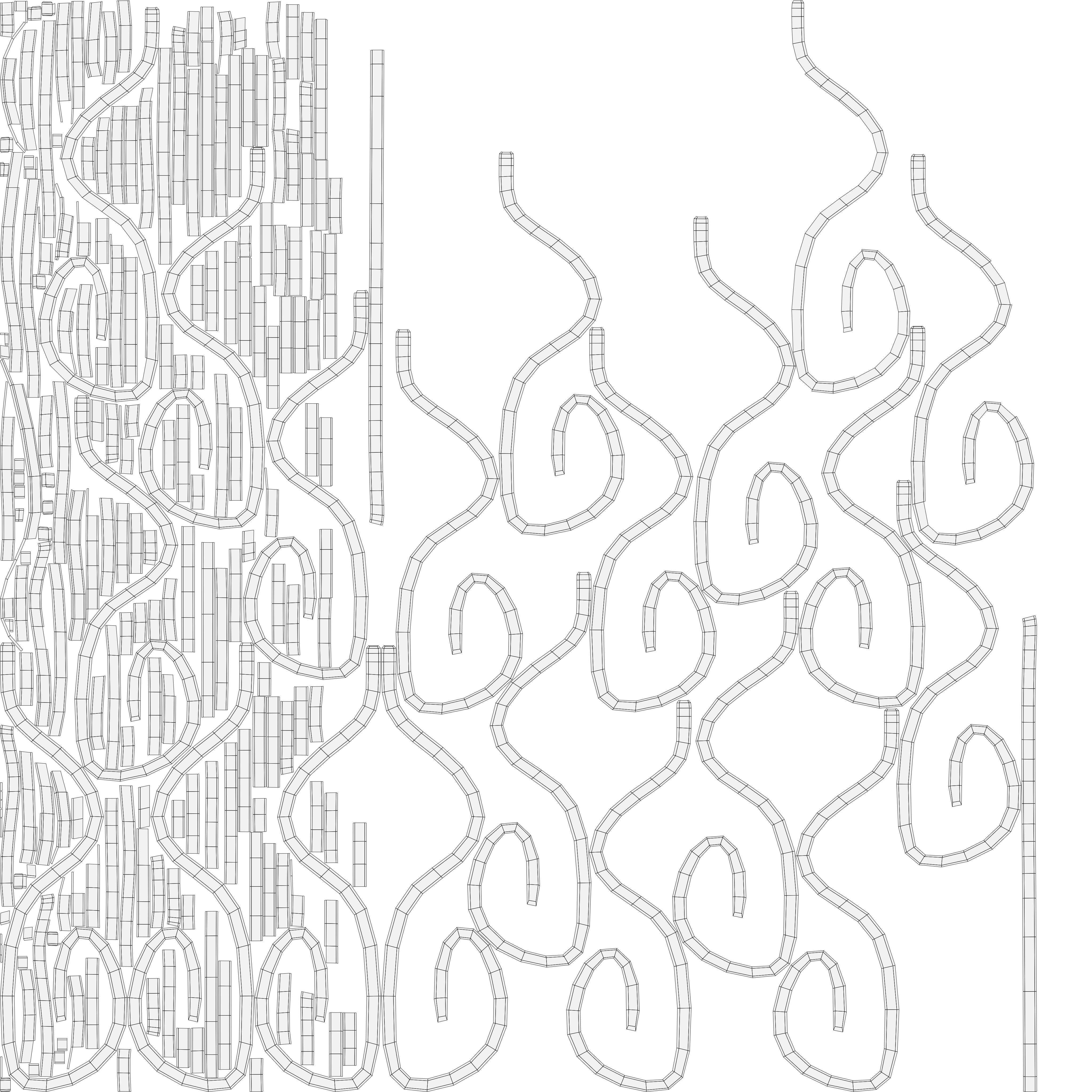 Painted Cart Low-poly 3D model_10